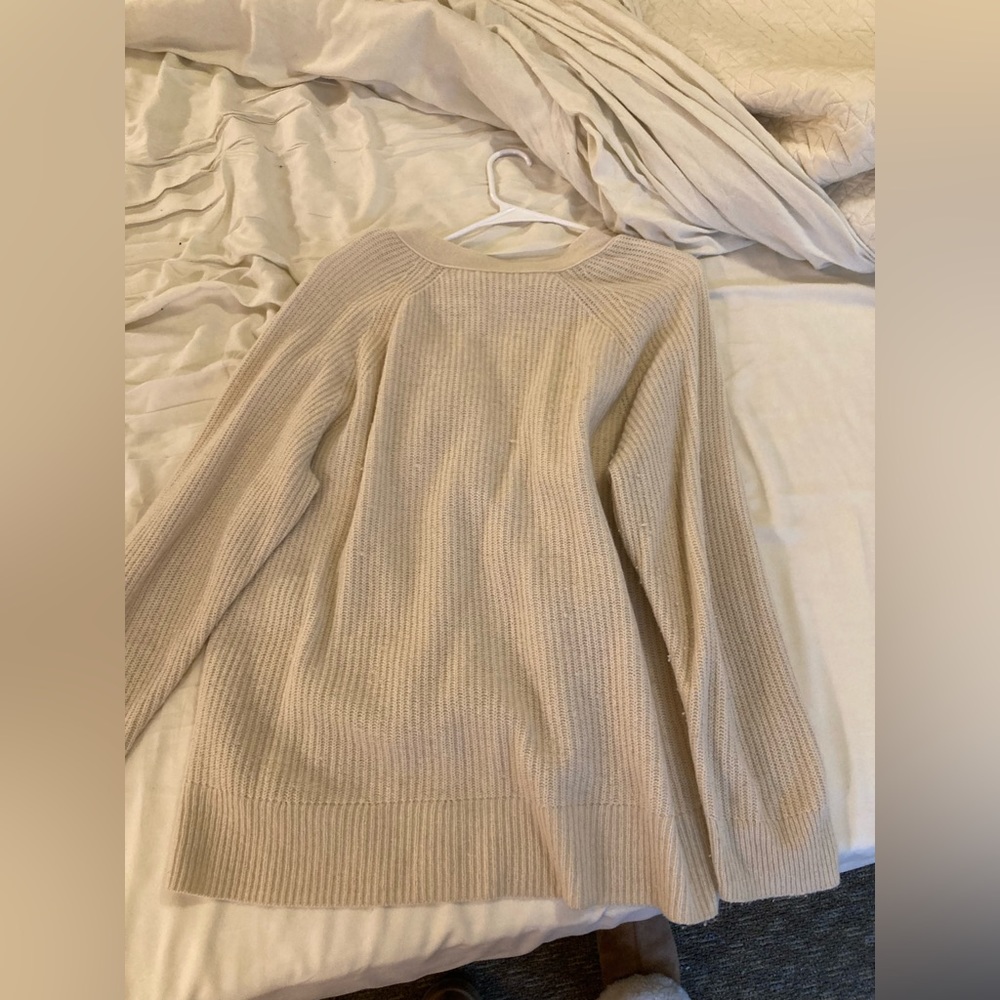 Madewell Henley sweater - cream large